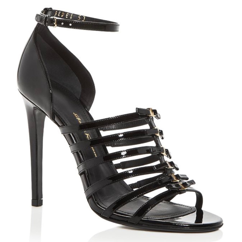 Salvatore Ferragamo Jesolo High Heels Black Patent